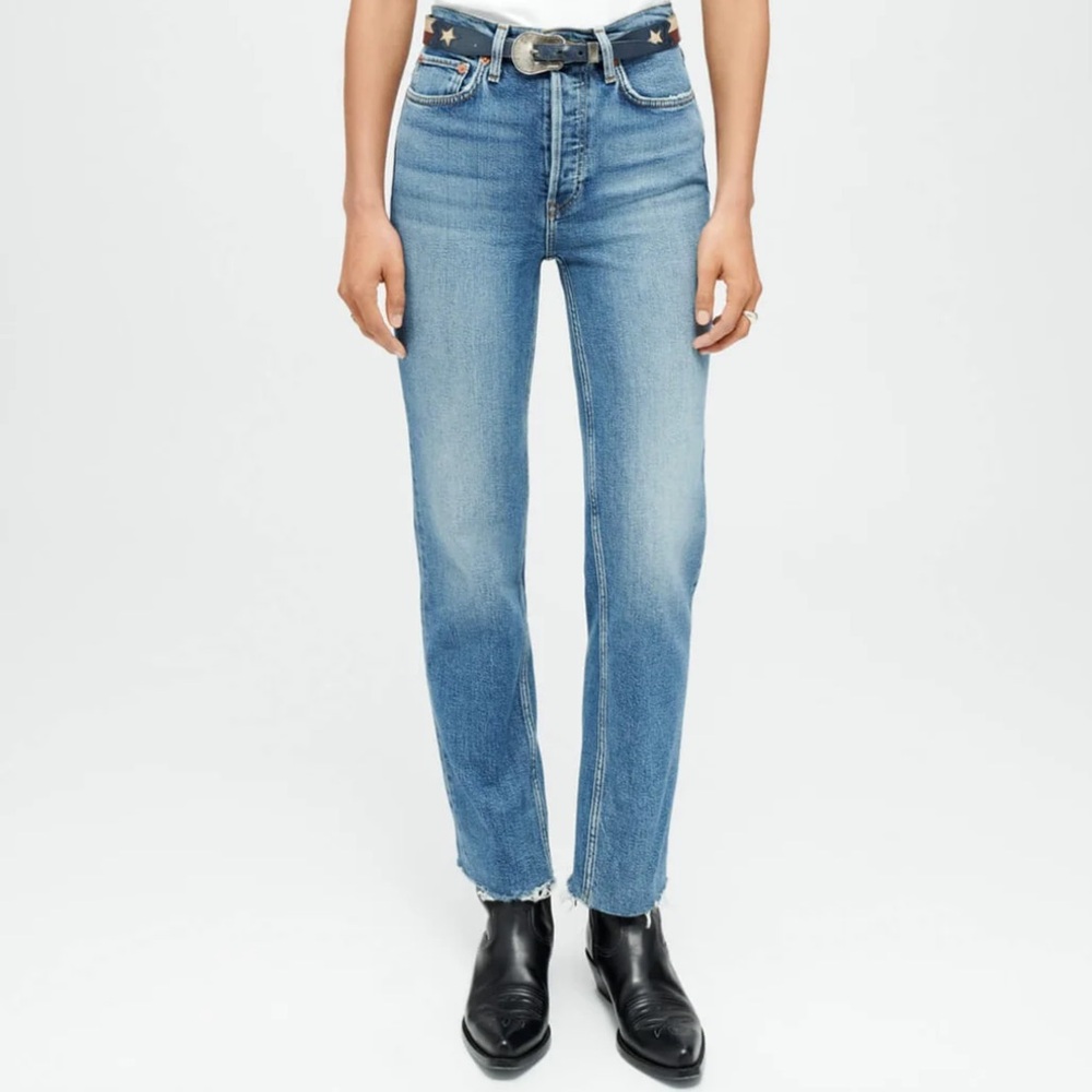 Re/Done 70s Stove Pipe 32 Jeans